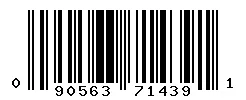 UPC barcode 090563714391