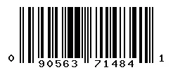 UPC barcode 090563714841