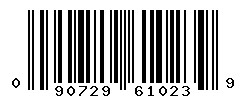 upc 090729610239 barcode image