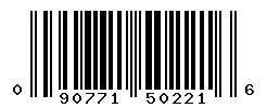 UPC barcode 090771502216