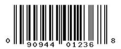 UPC barcode 090944012368