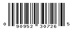 UPC barcode 090952307265