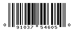 UPC barcode number 091037546050