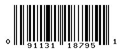 UPC barcode number 091131187951