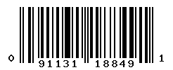 UPC barcode number 091131188491