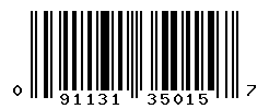 upc 091131350157 barcode image