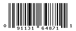 UPC barcode number 091131648711