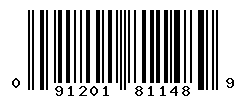UPC barcode number 091201811489