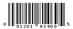 UPC barcode 091201814695