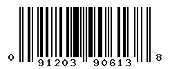 UPC barcode number 091203906138 lookup