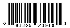 091205739161 barcode