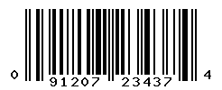 UPC barcode number 091207234374