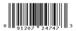 upc 091207247473 barcode image