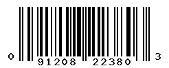 UPC barcode number 091208223803 lookup