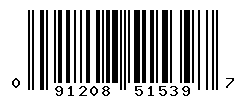 UPC barcode number 091208515397