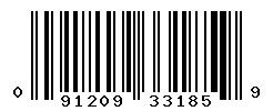 UPC barcode number 091209331859