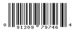 UPC barcode number 091209797464