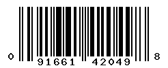 upc 091661420498 barcode image