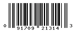 UPC barcode 091709213143
