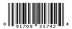 UPC barcode 091709217424