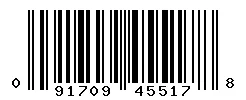 UPC barcode 091709455178