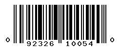 UPC barcode number 092326100540