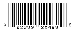 upc 092389204889 barcode image