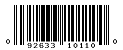 UPC barcode number 092633101100