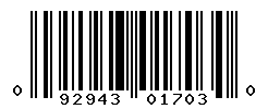 upc 092943017030 barcode image