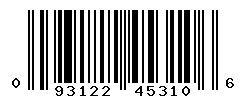 upc 093122453106 barcode image