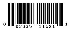 upc 093335115211 barcode image