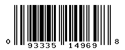 UPC barcode number 093335149698