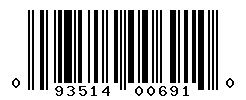 upc 093514006910 barcode image