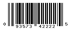 UPC barcode number 093573422225