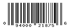 UPC barcode number 094000218756