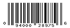 UPC barcode 094000289756
