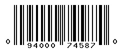 upc 094000745870 barcode image