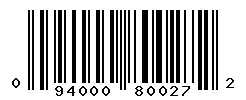 094000800272 barcode