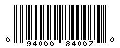 094000840070 barcode
