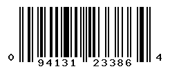 UPC barcode number 094131233864
