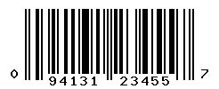 UPC barcode number 094131234557