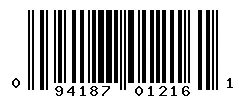 UPC barcode 094187012161