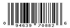 UPC barcode number 094639708826