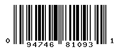 UPC barcode number 094746810931