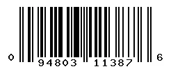 UPC barcode 094803113876