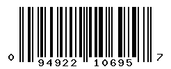 upc 094922106957 barcode image