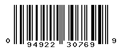 upc 094922307699 barcode image