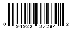 UPC barcode number 094922372642