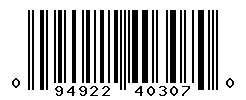 upc 094922403070 barcode image