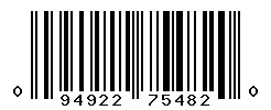 UPC 094922754820 barcode image